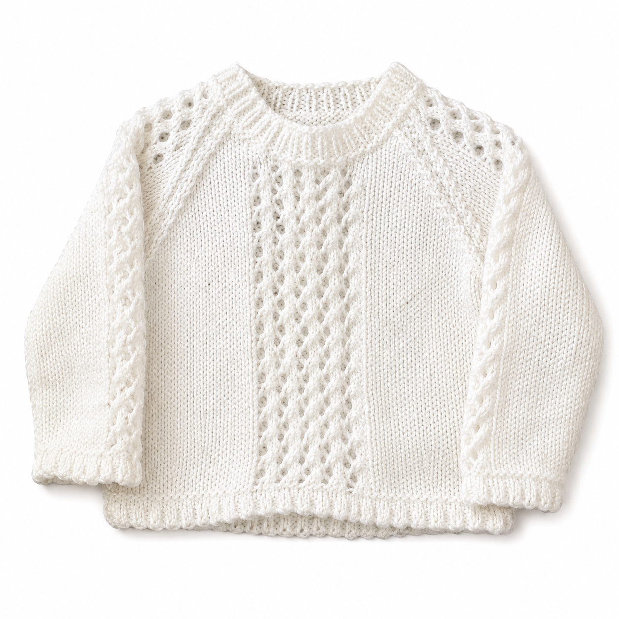 Tiny Baby Hand Knitted Sparkly Jumper
