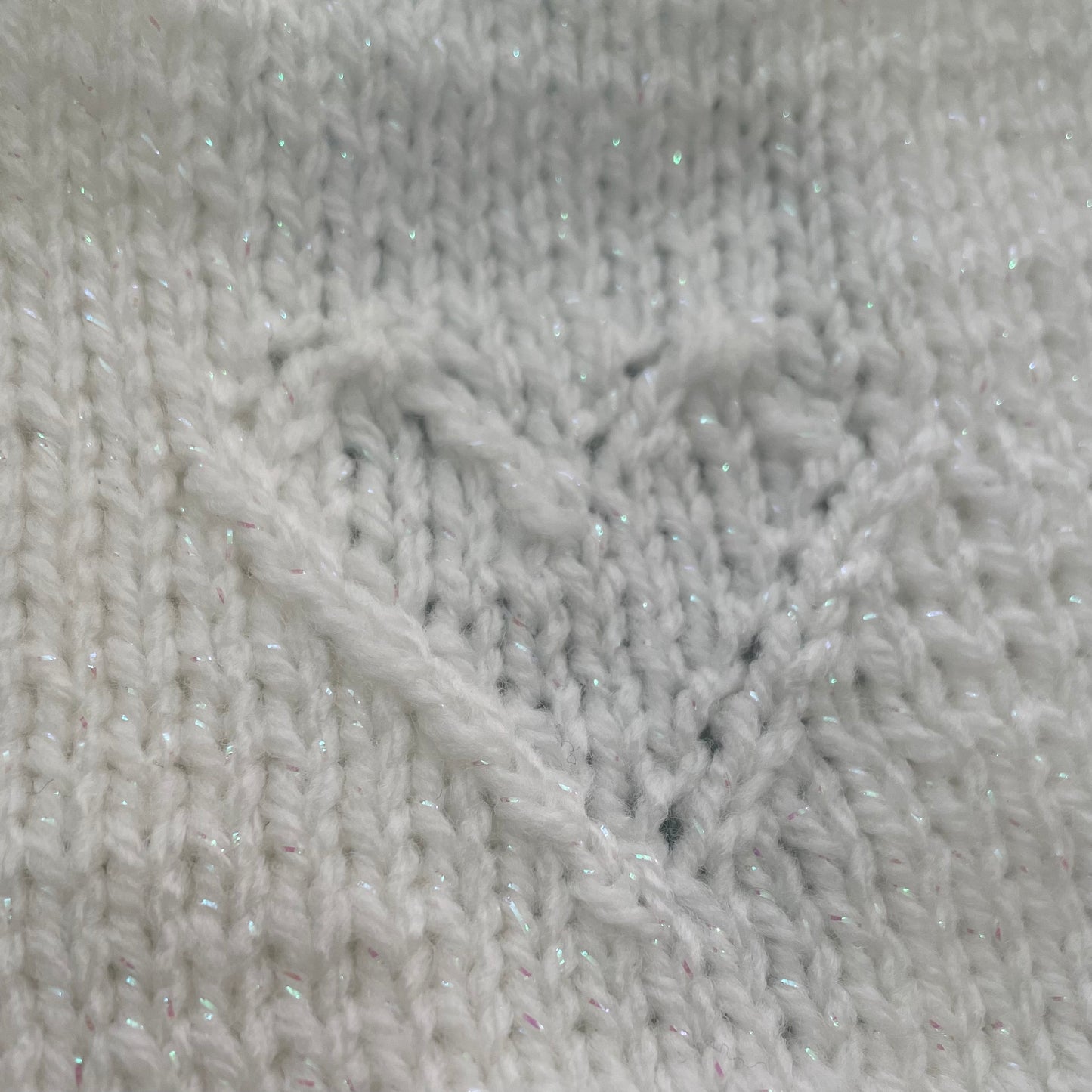 Hand Knitted Sparkly Bolero Cardigan