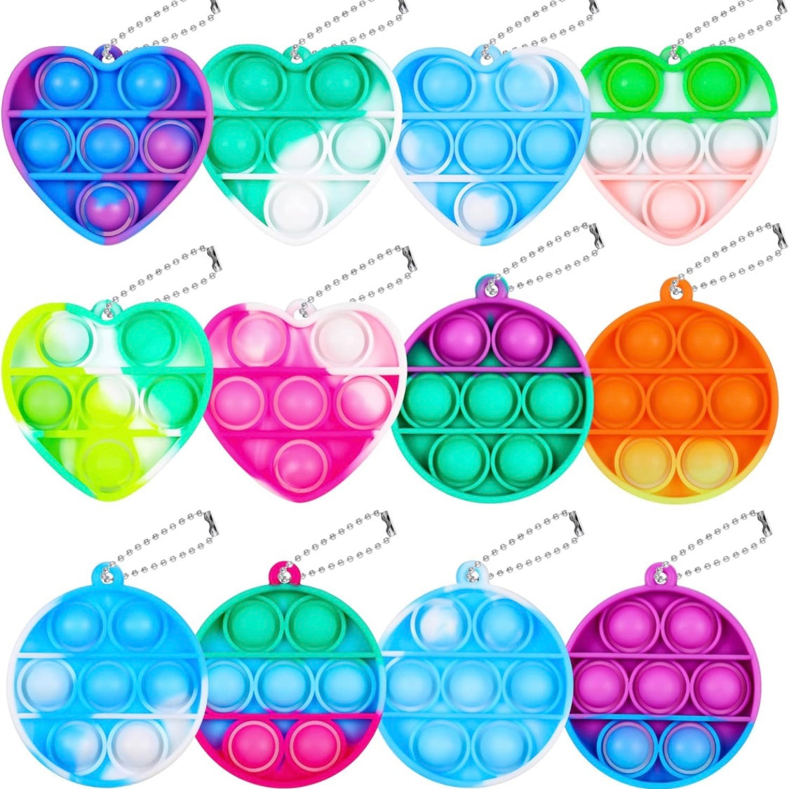 Bubble Pop-it Keyring