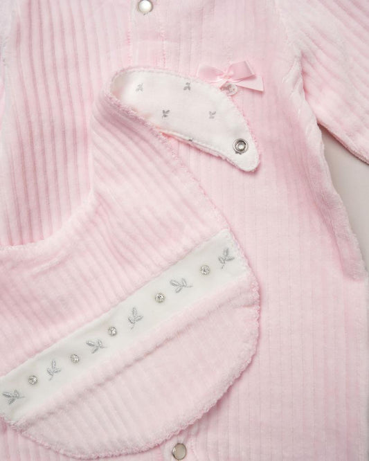 Baby Girls Ribbed Velour Gift Set