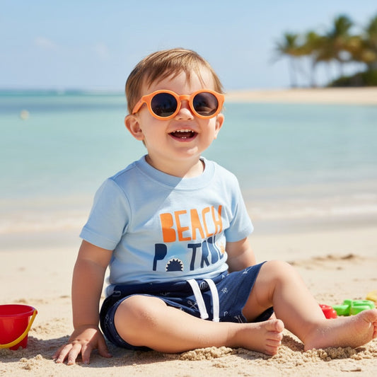 Baby Boys Beach Patrol Outfit with Sunglasses