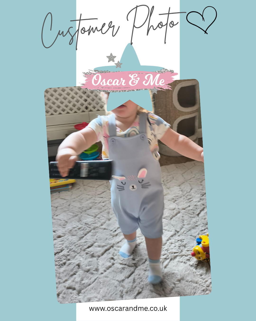 Baby Girls Dungaree Outfit