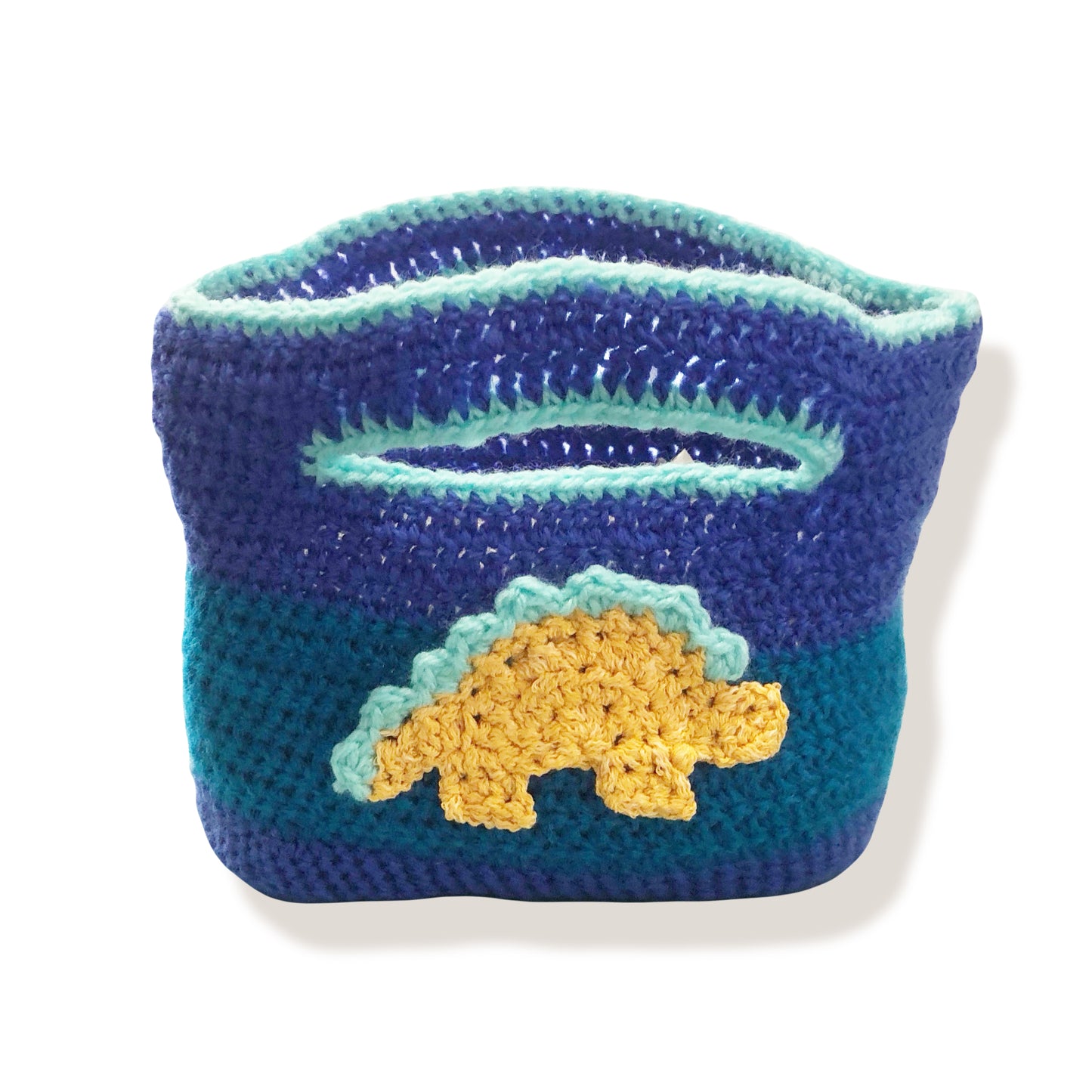 Hand Crocheted Dinosaur Handbag