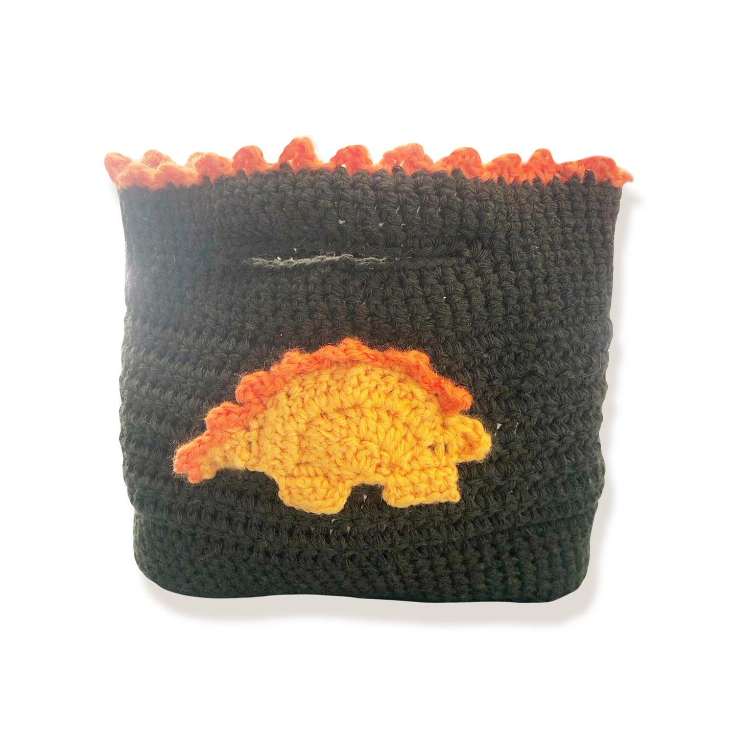 Hand Crocheted Dinosaur Handbag