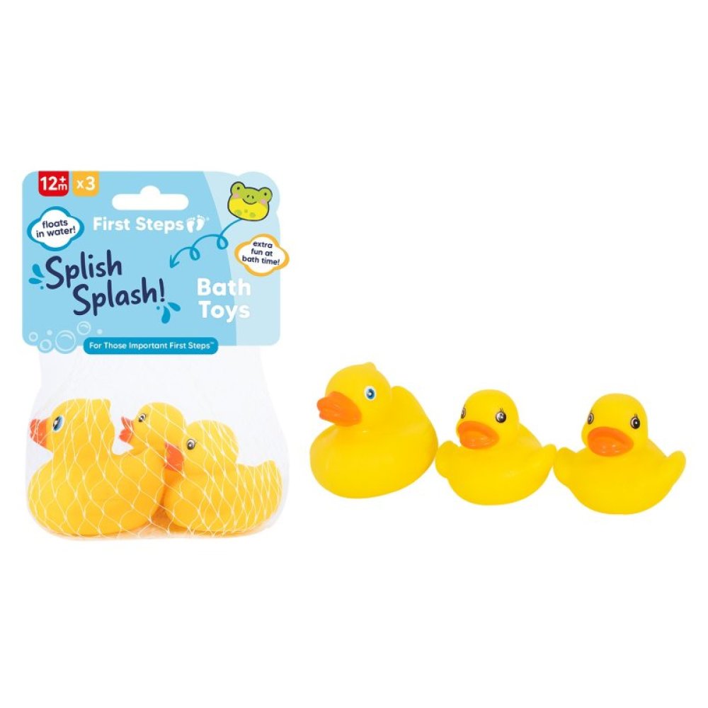 Pack of 3 Bath Ducks