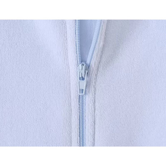 Baby Boys Velour Sleepsuit