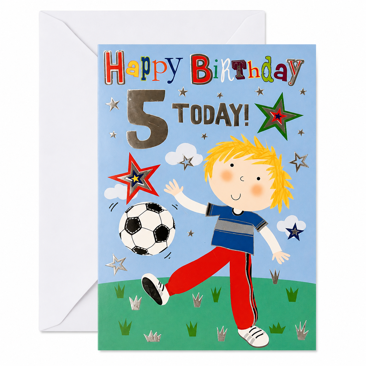 Happy Birthday 5 Today Card