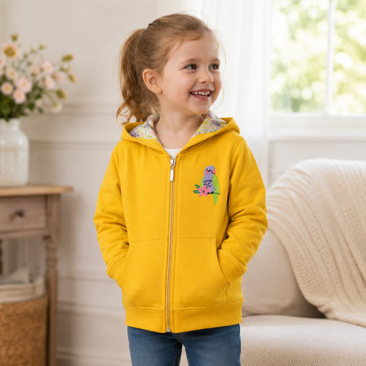 Girls Zip Through Hoodie