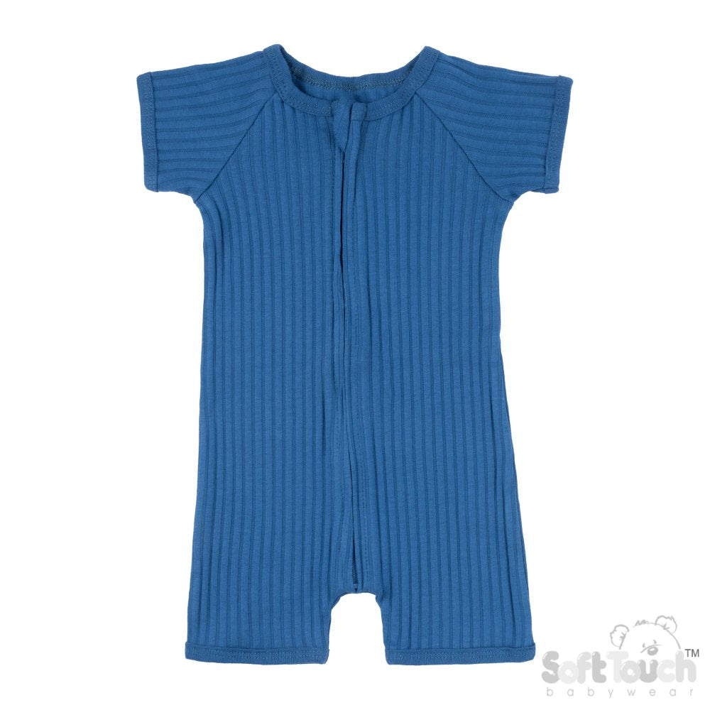 Baby Boys Ribbed Romper