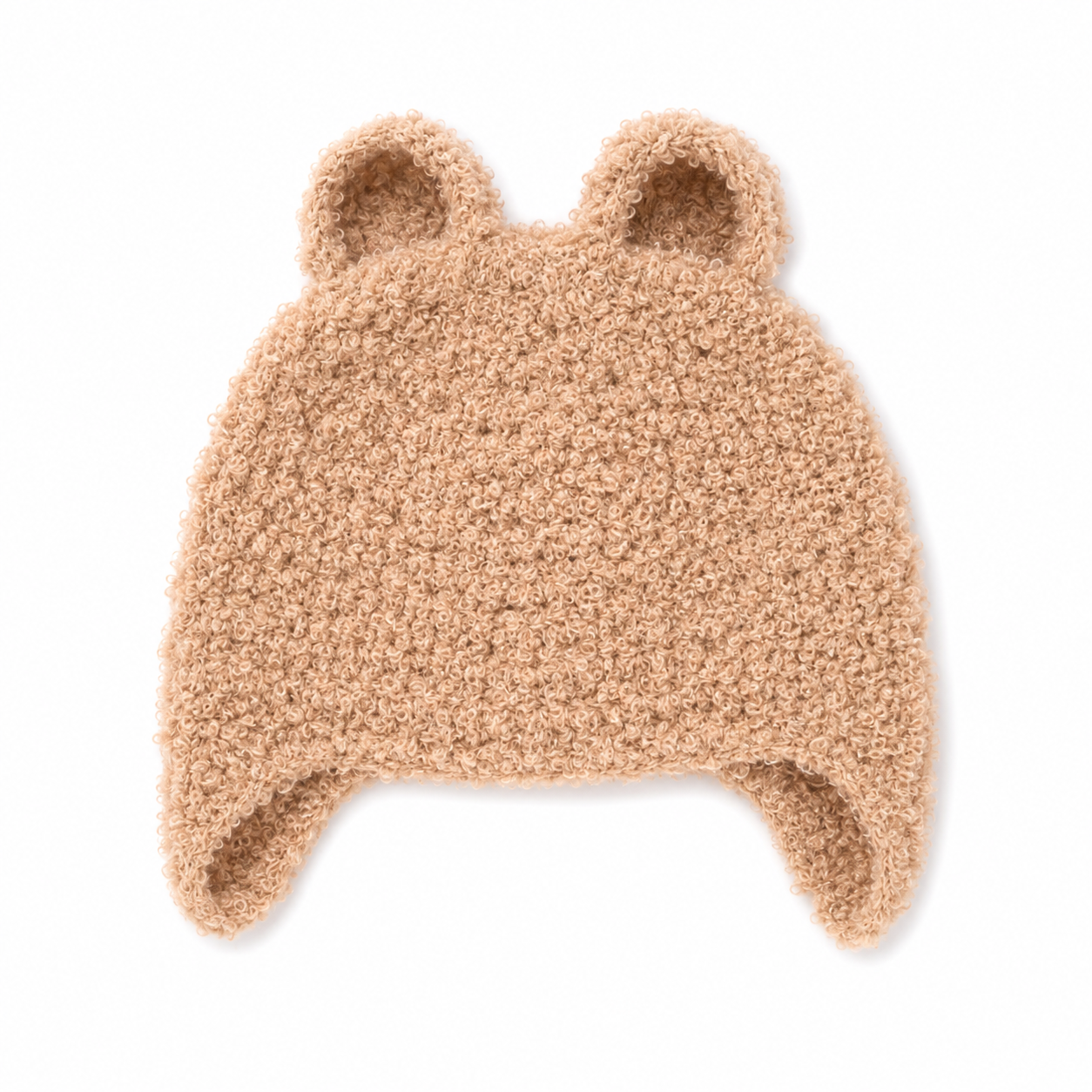 Hand Crocheted Hat with Ear Flaps