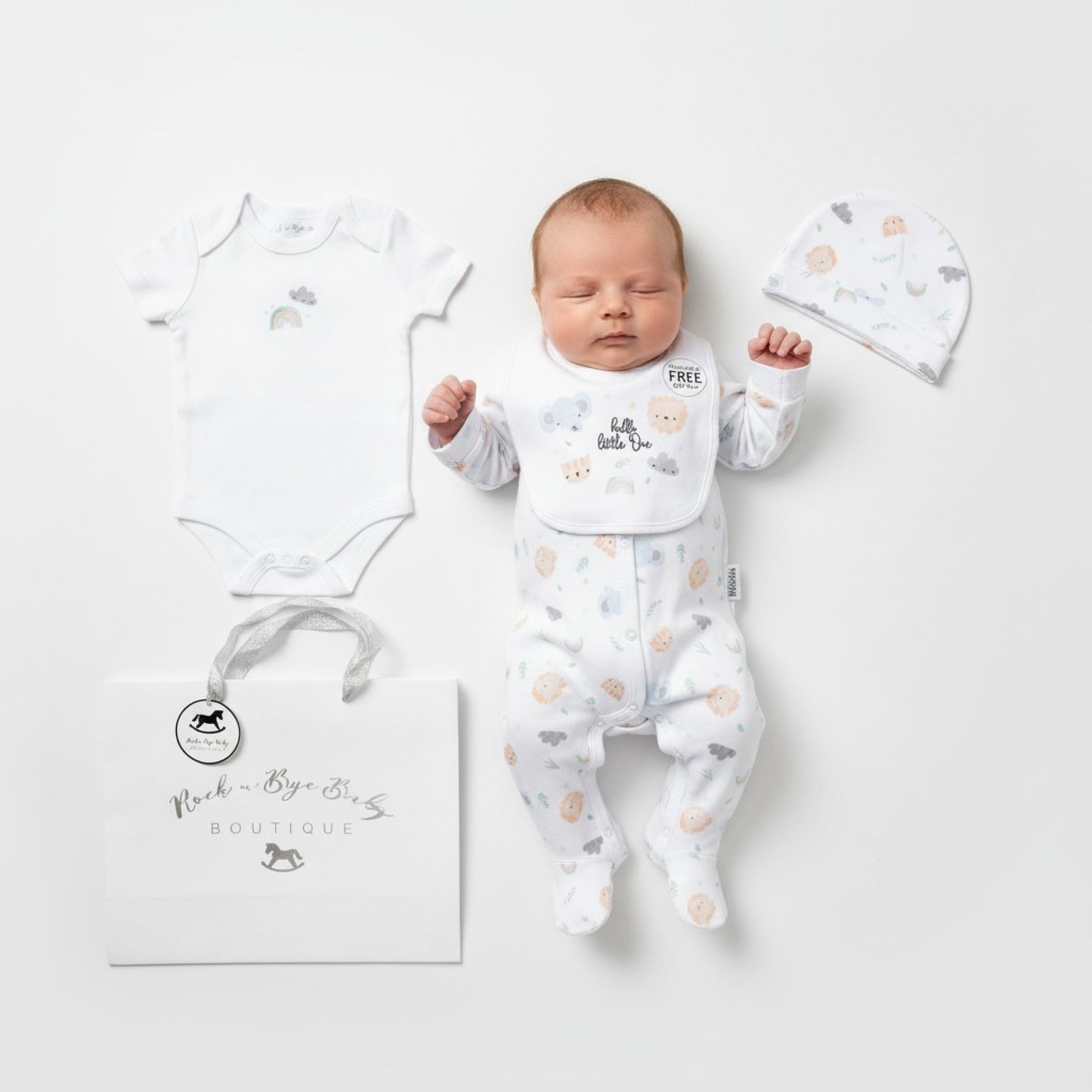 Baby 5 Piece Gift Set with Gift Bag