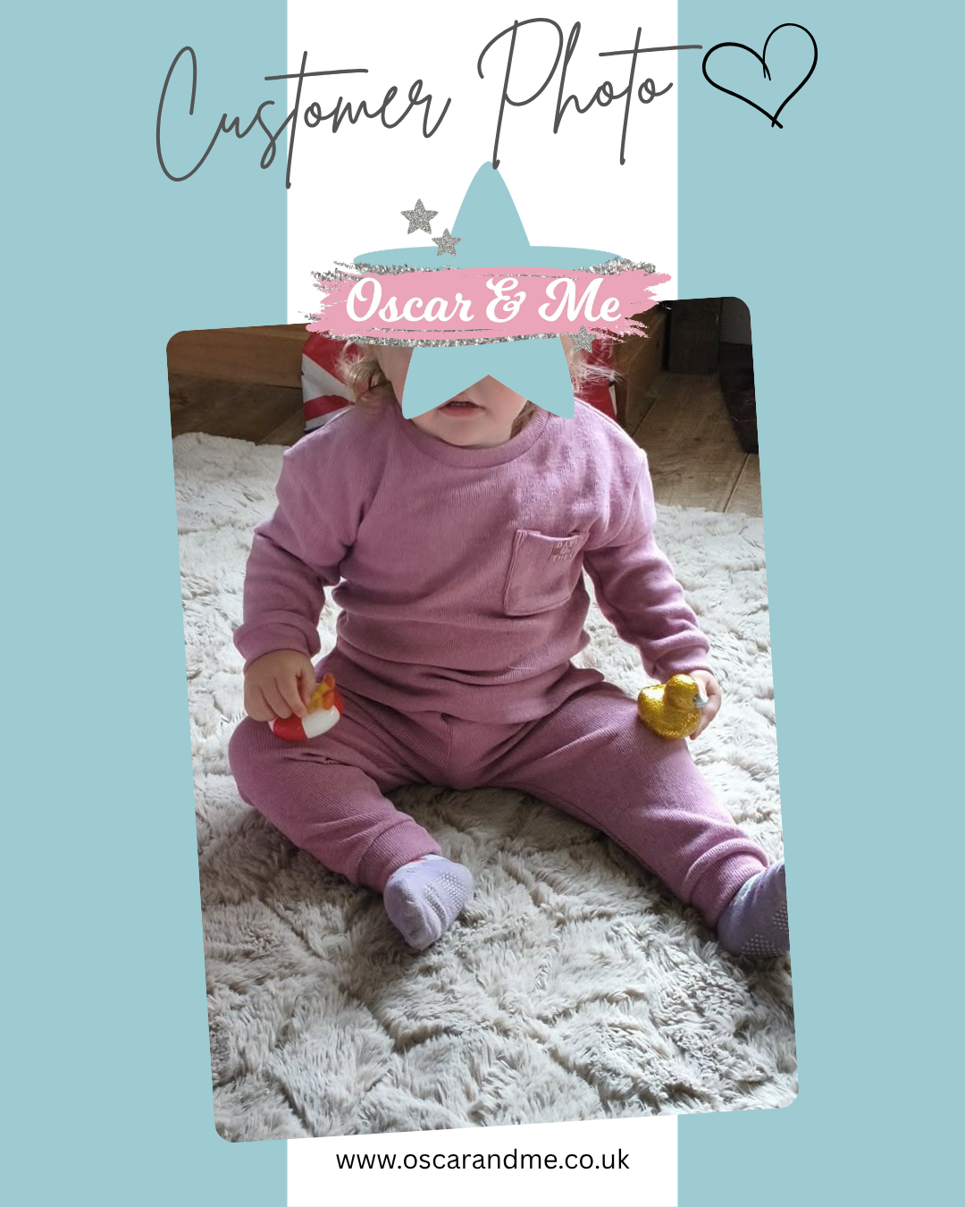 Baby Girls Ribbed Lounge Outfit
