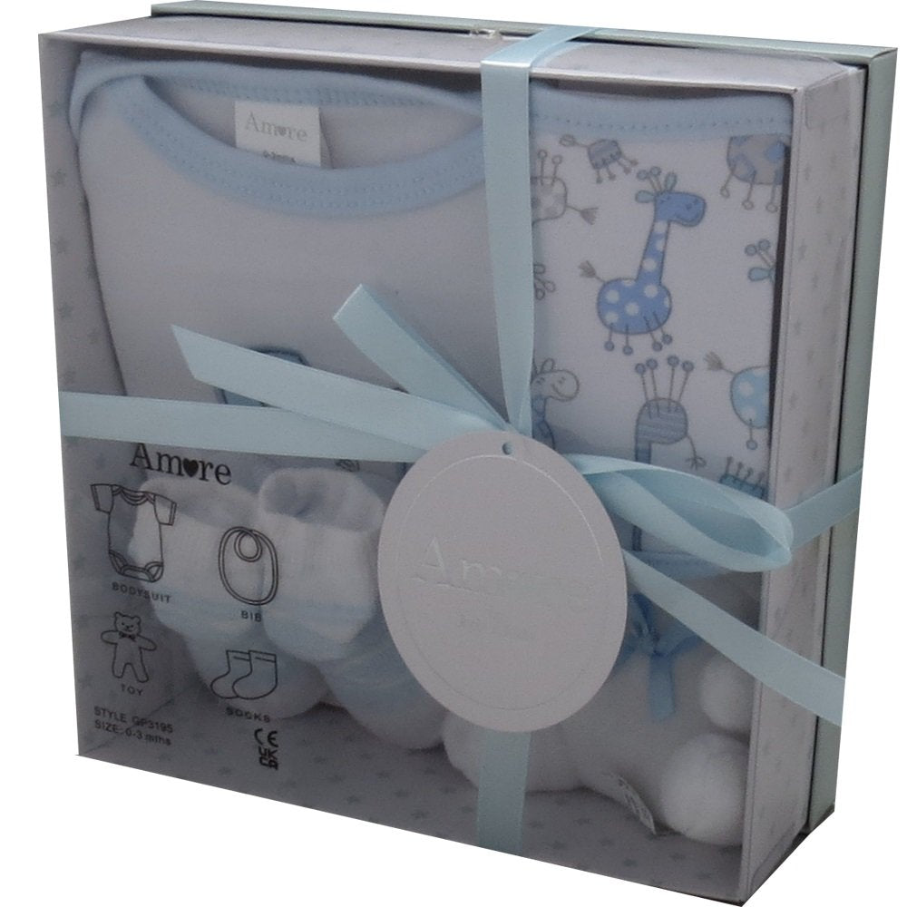 Blue 4 Piece Gift Box