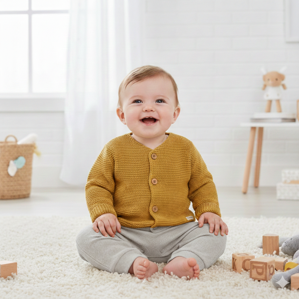 Baby Organic Cotton Cardigan