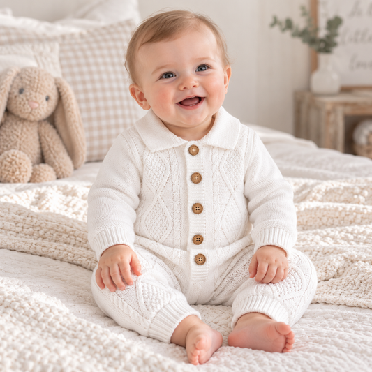 Baby Knitted Romper