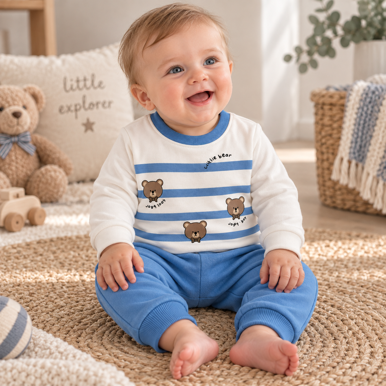 Baby Boys Teddy Outfit