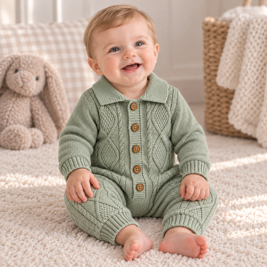 Baby Knitted Romper