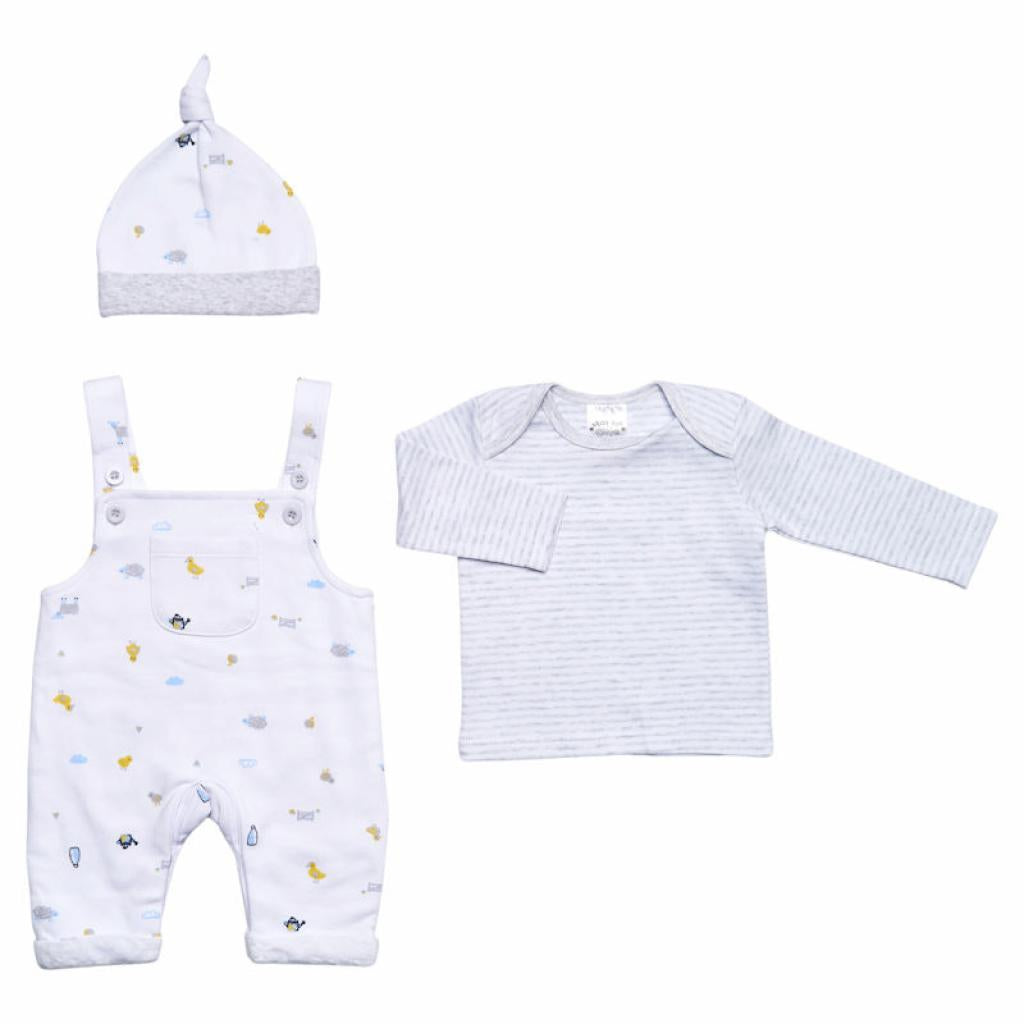 Baby Chick & Lamb Dungaree Outfit