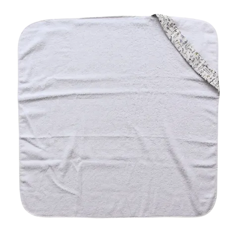 Liberty Print Hooded Towel - Theo - Blue
