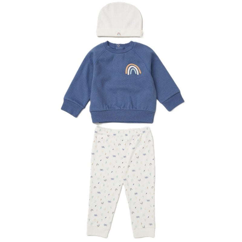 Baby Boys Sweatshirt and Ribbed Jog Pant Outfit