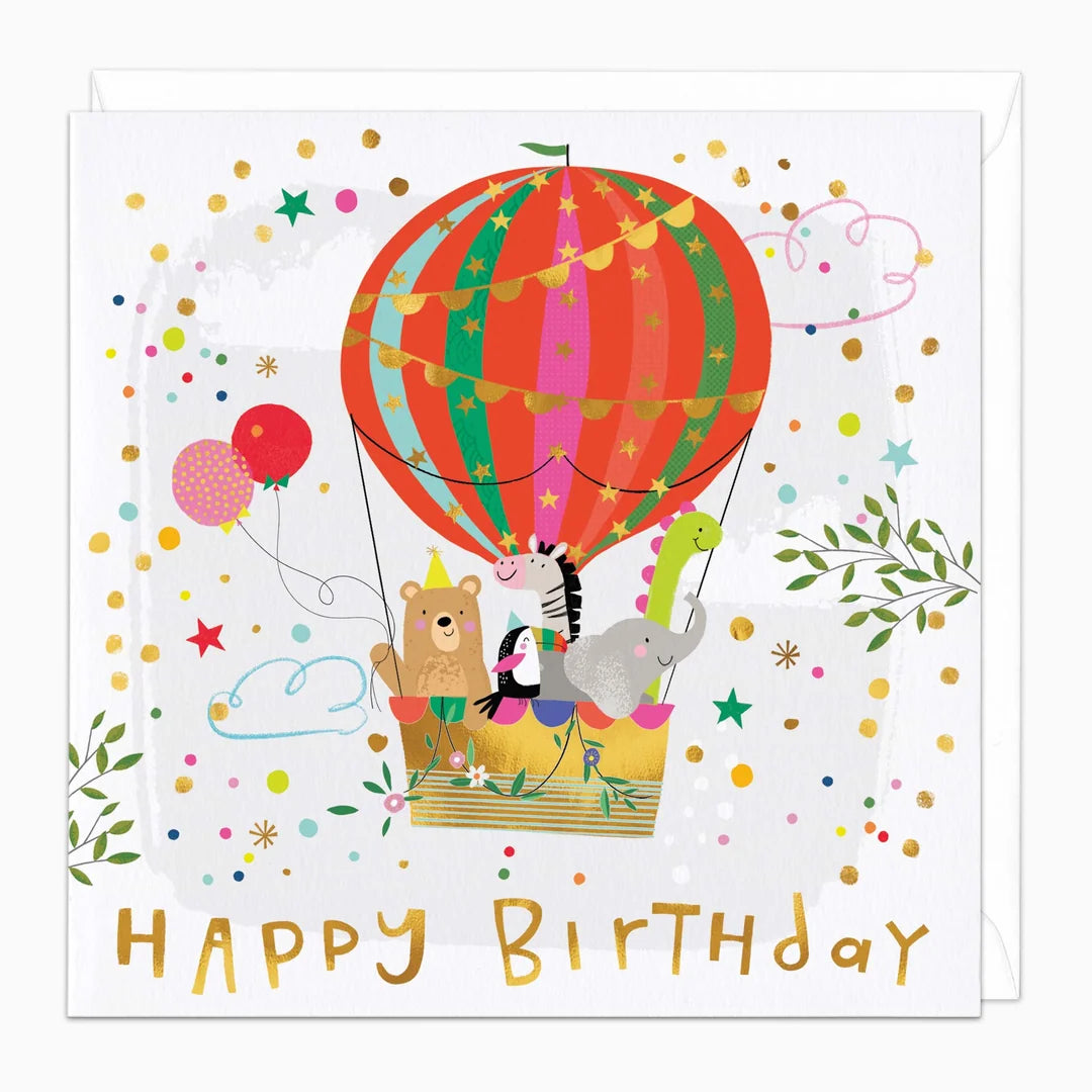 Balloon Friends Birthday Card