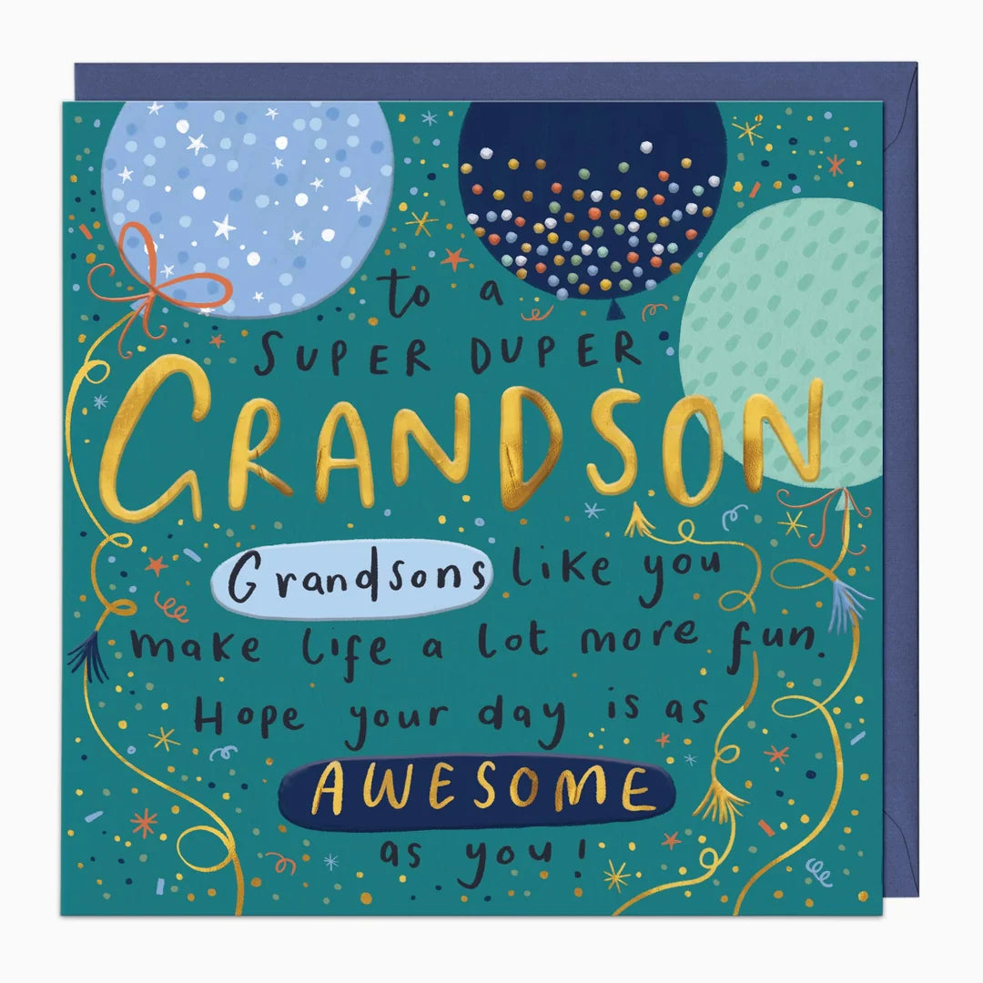 Grandson Birthday Card