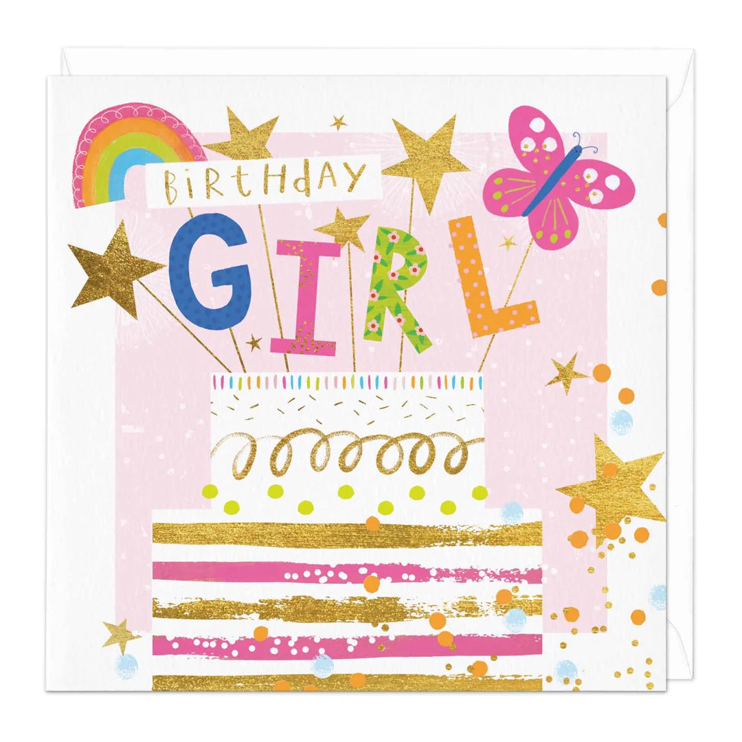 Party Princess Cake Birthday Card