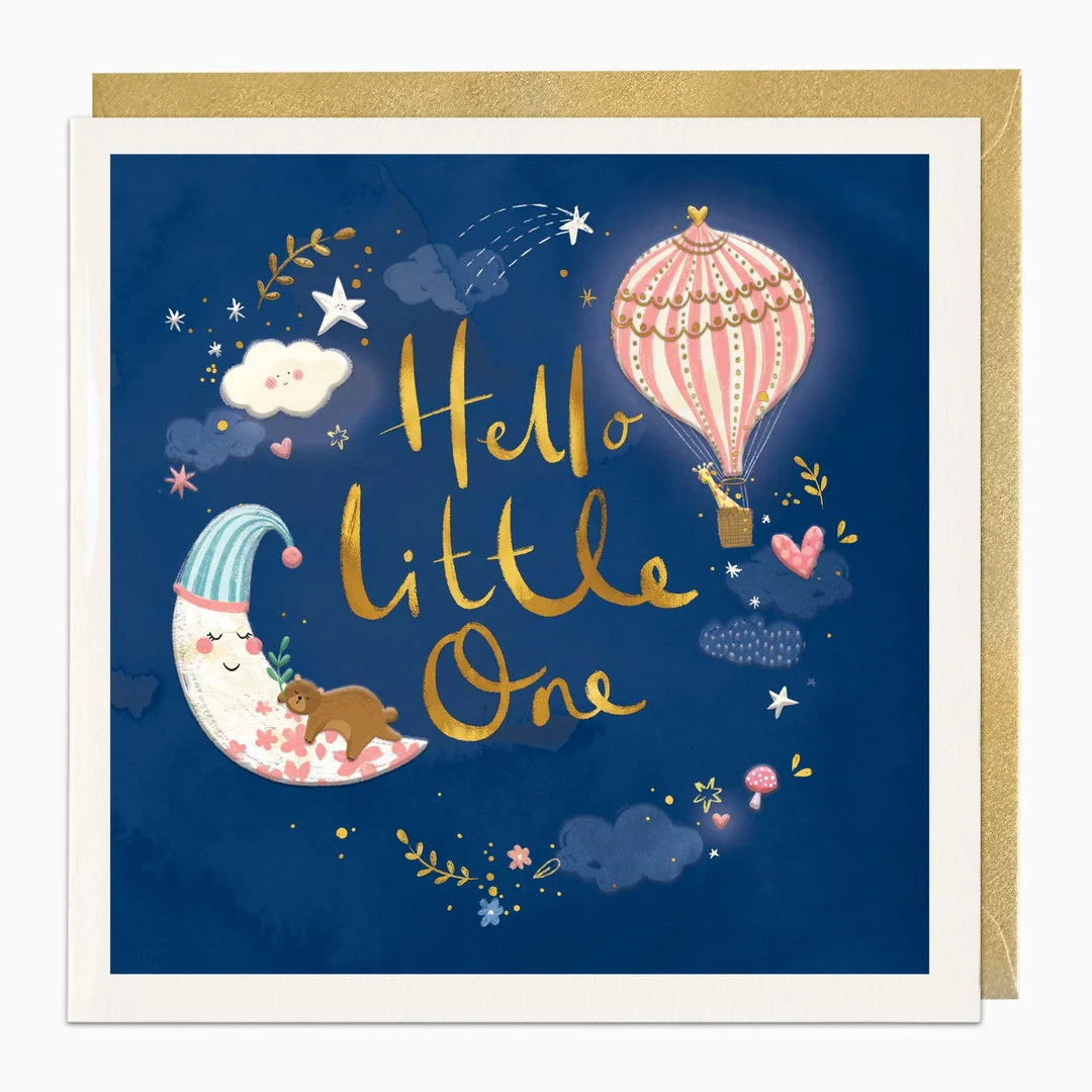 Hello Little One New Baby Card