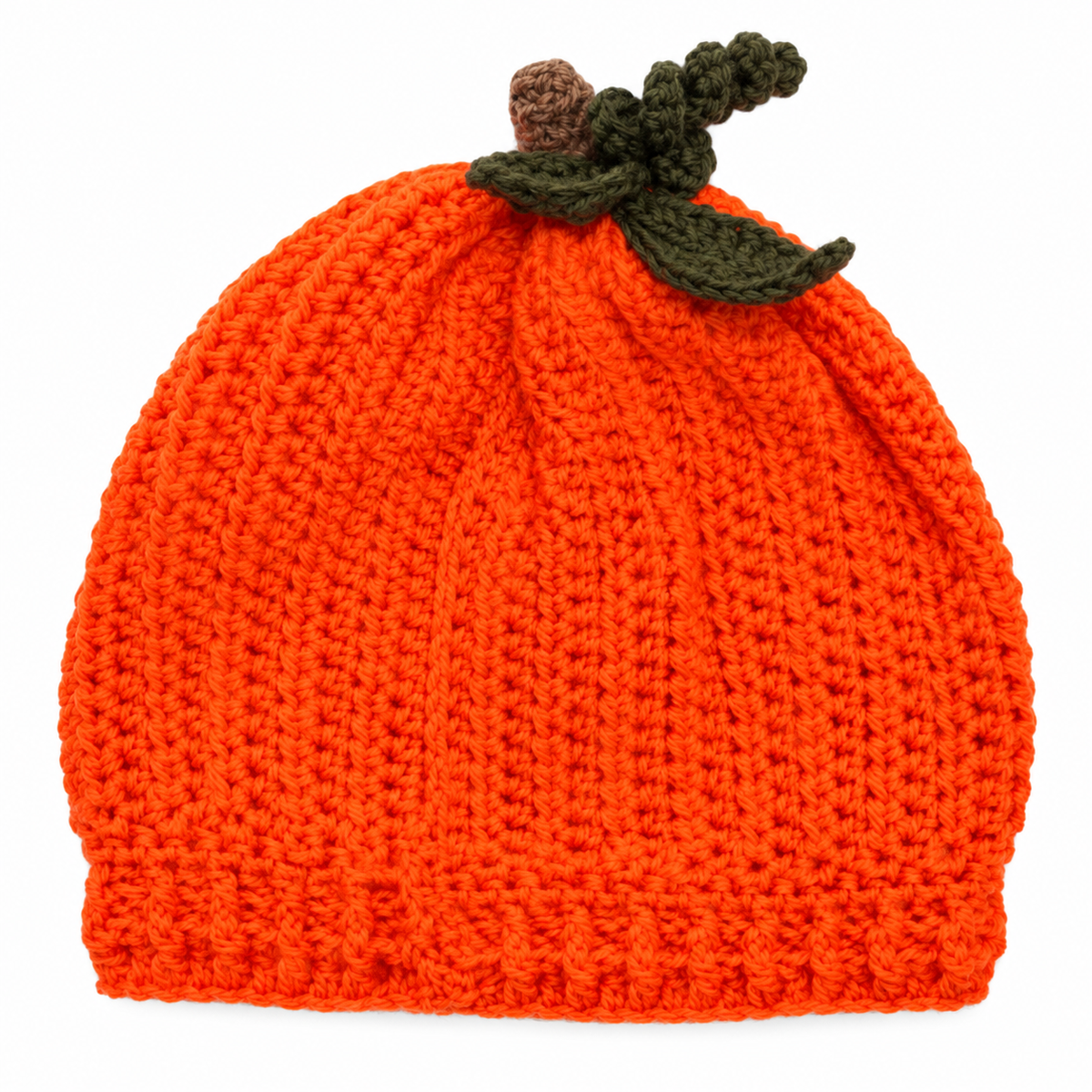 Hand Crocheted Pumpkin Hat
