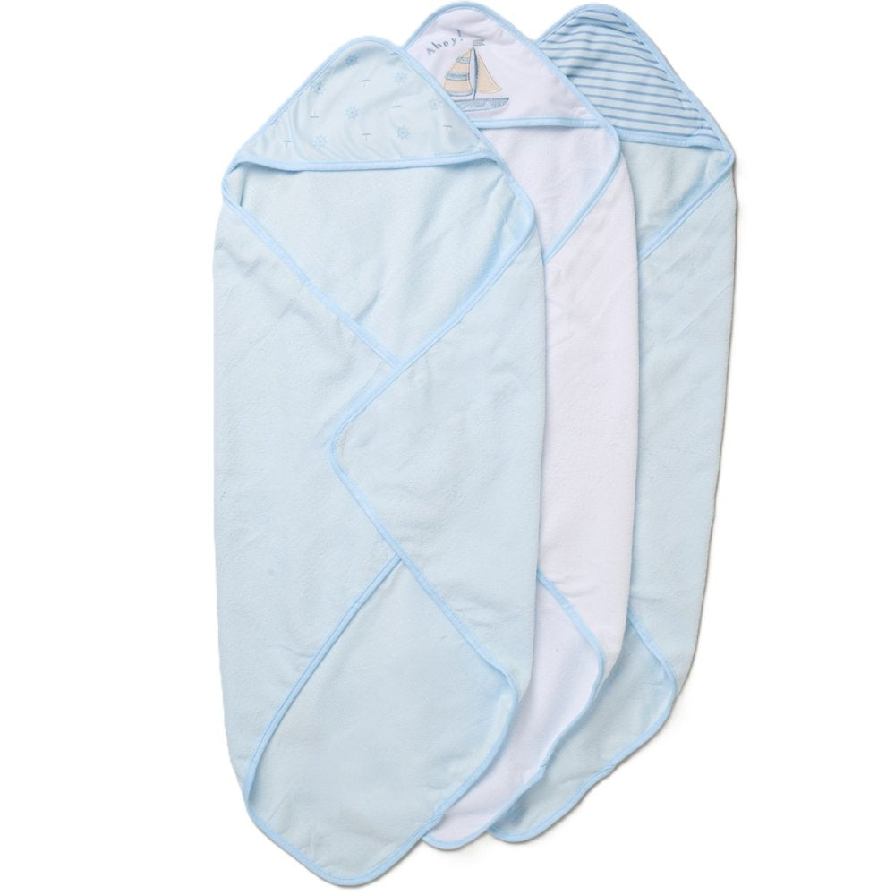 Sailor Hooded Towel & Washcloth Set