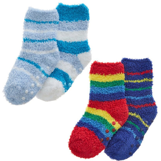 Baby Boys Cosy Socks with Grippers