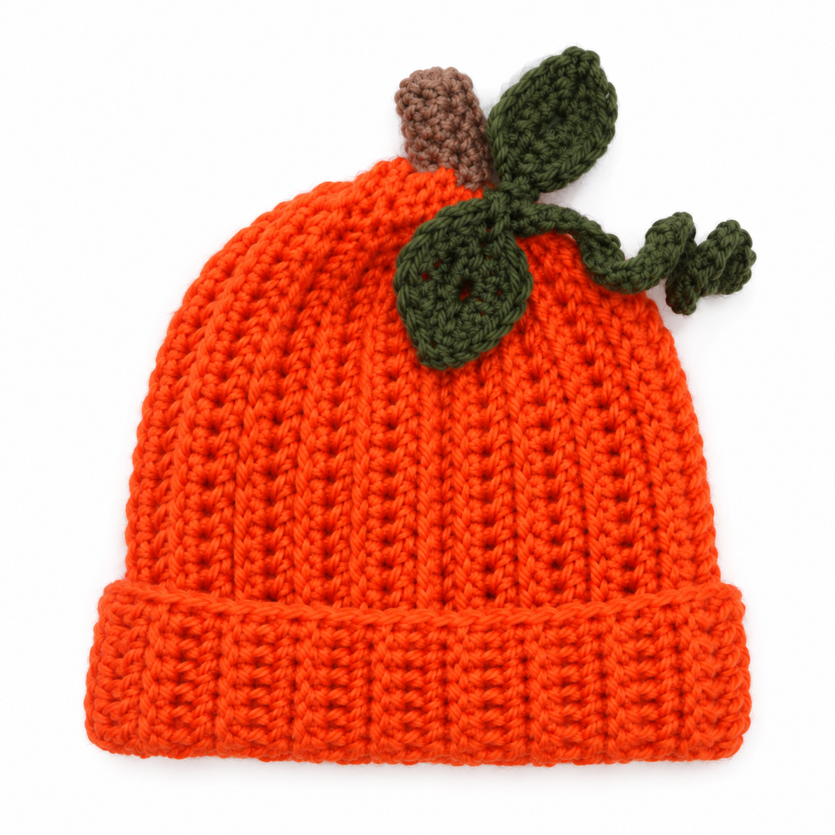 Hand Crocheted Pumpkin Hat