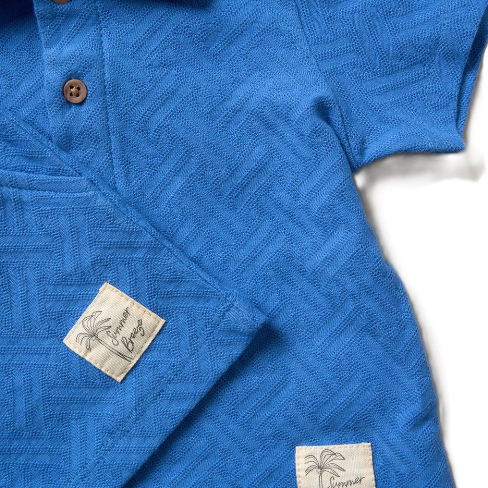 Boys Polo Top, Shorts & Sunglasses Outfit