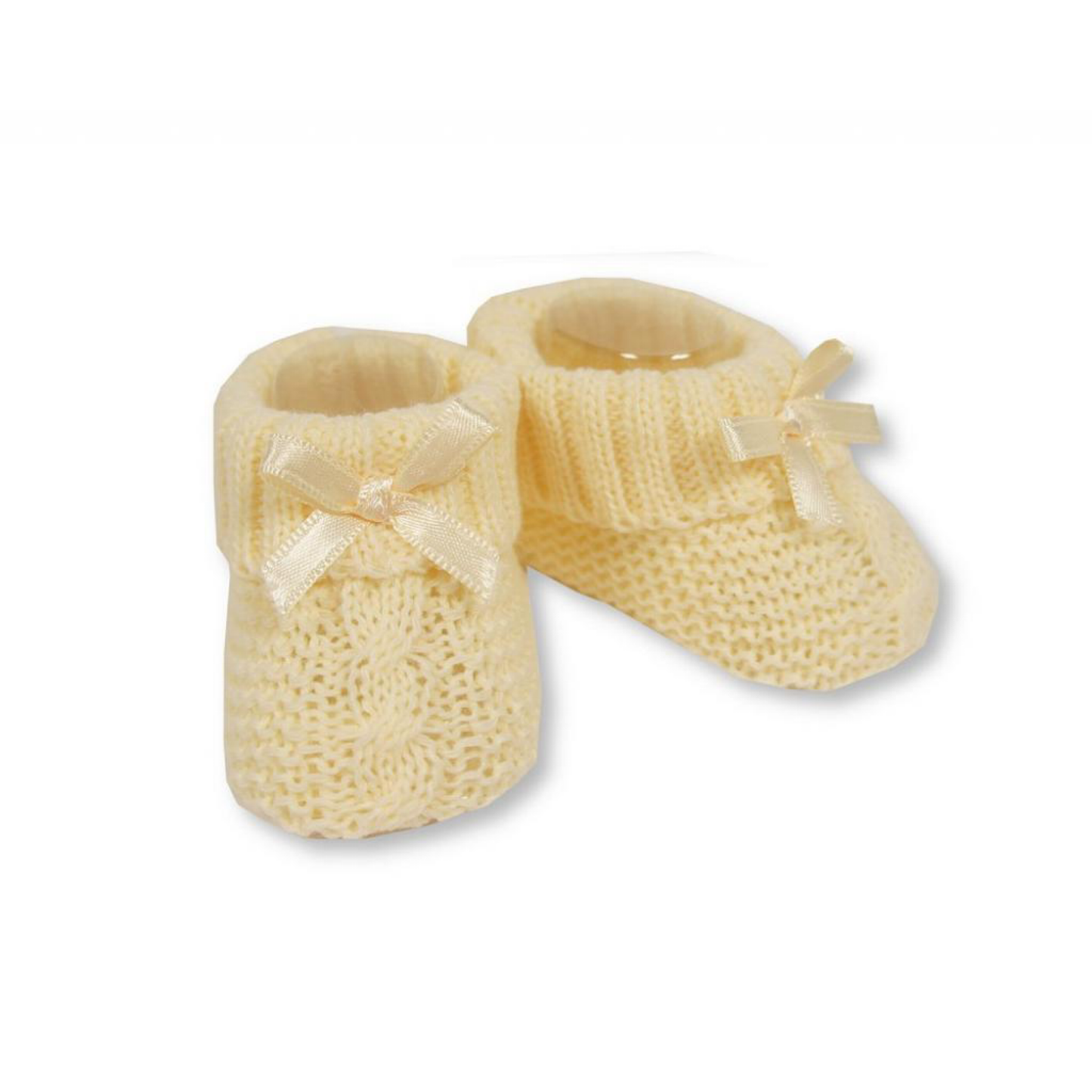 Lemon Knitted Booties