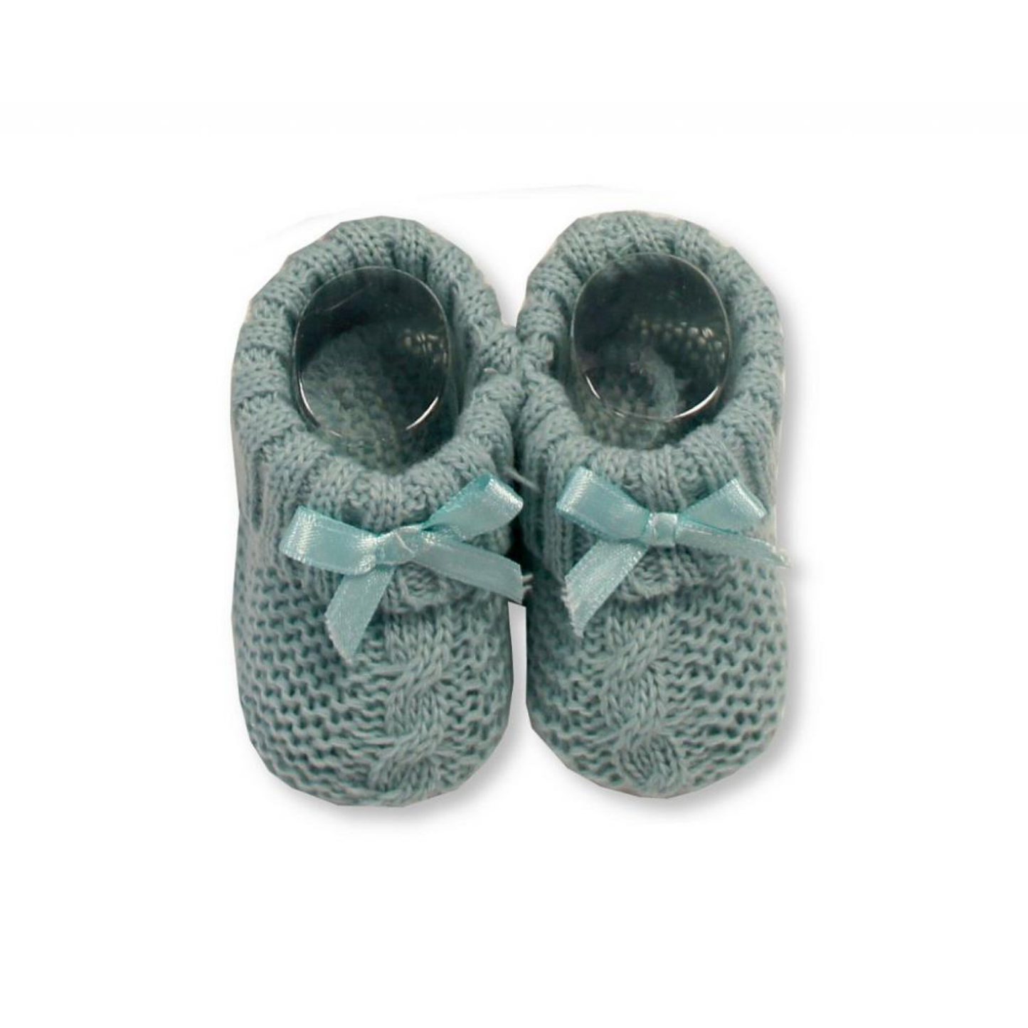 Sage Knitted Booties