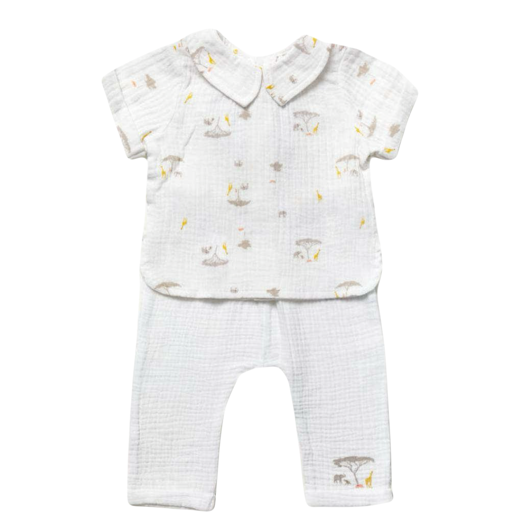 Baby Muslin Safari Outfit