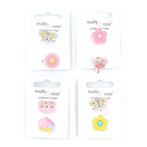 Assorted Printed Rings