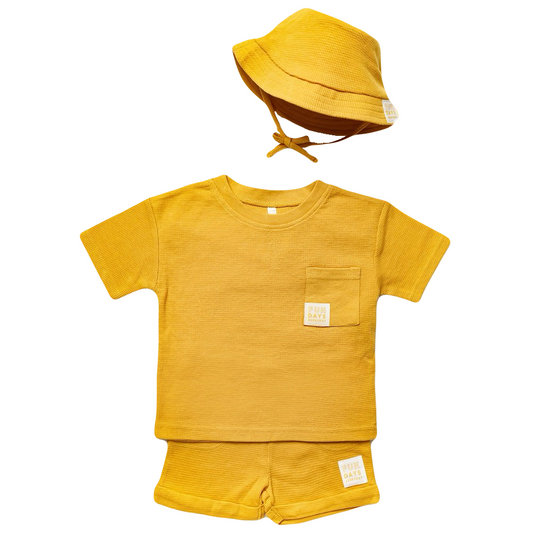 Baby Boys Waffle Outfit