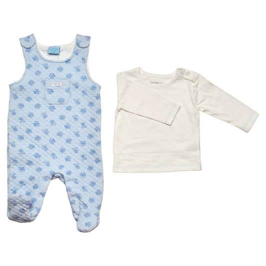 Baby Boys Quilted Dungaree Outfit