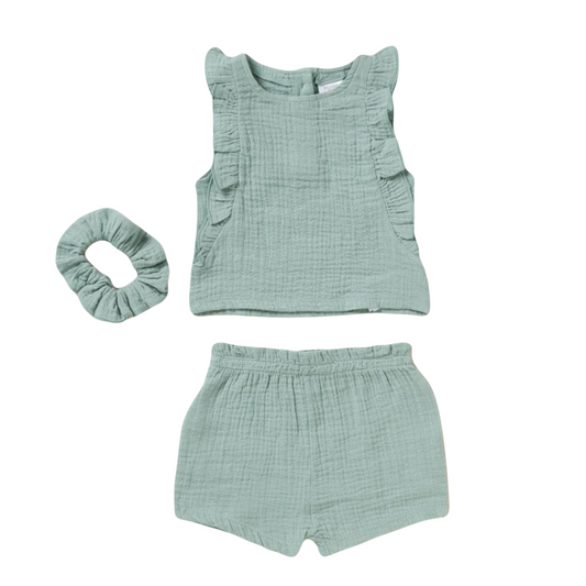 Baby Girls Muslin Outfit