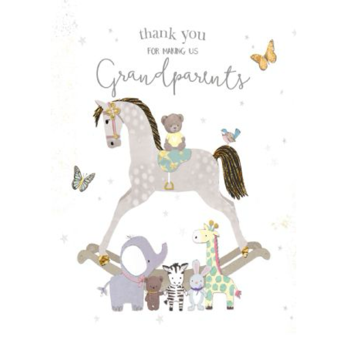 Thank You for Making us Grandparents Greeting Card