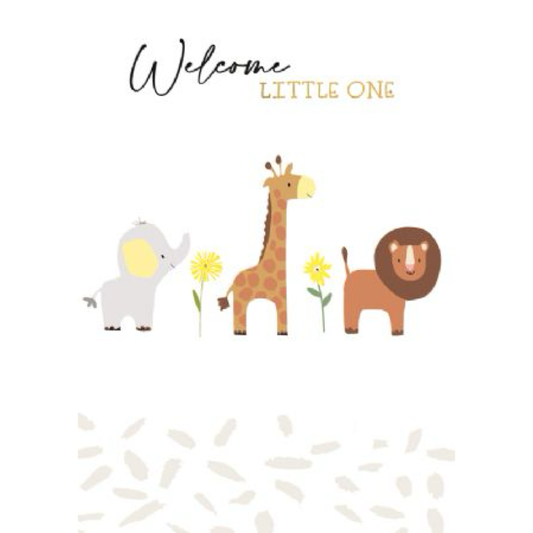 Welcome Little One Greeting Greeting Card