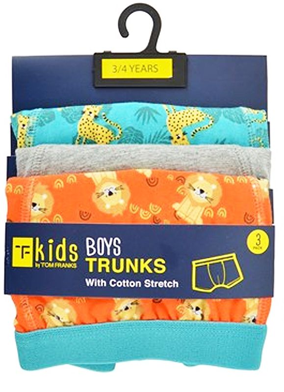 Boys Safari Print Trunks
