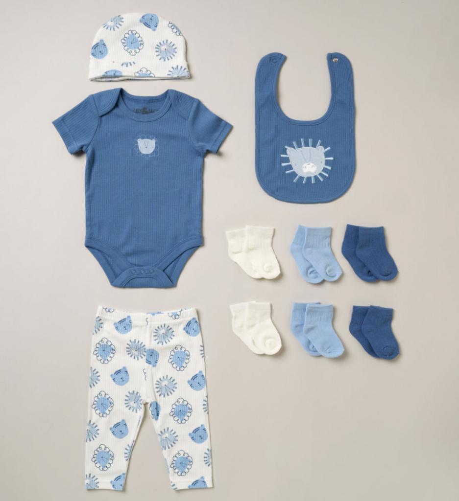 Baby Bots Lion 10 Piece Gift Set