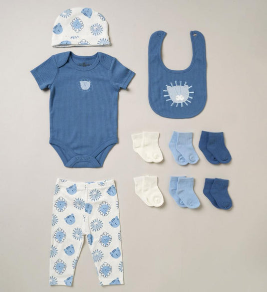 Baby Bots Lion 10 Piece Gift Set