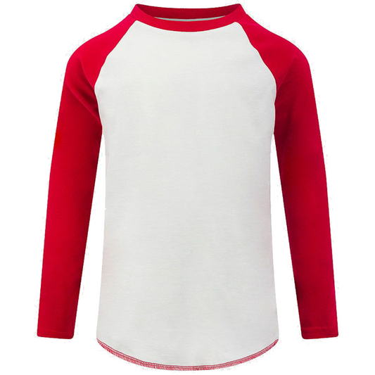 Boys Long Sleeve Baseball T-Shirt