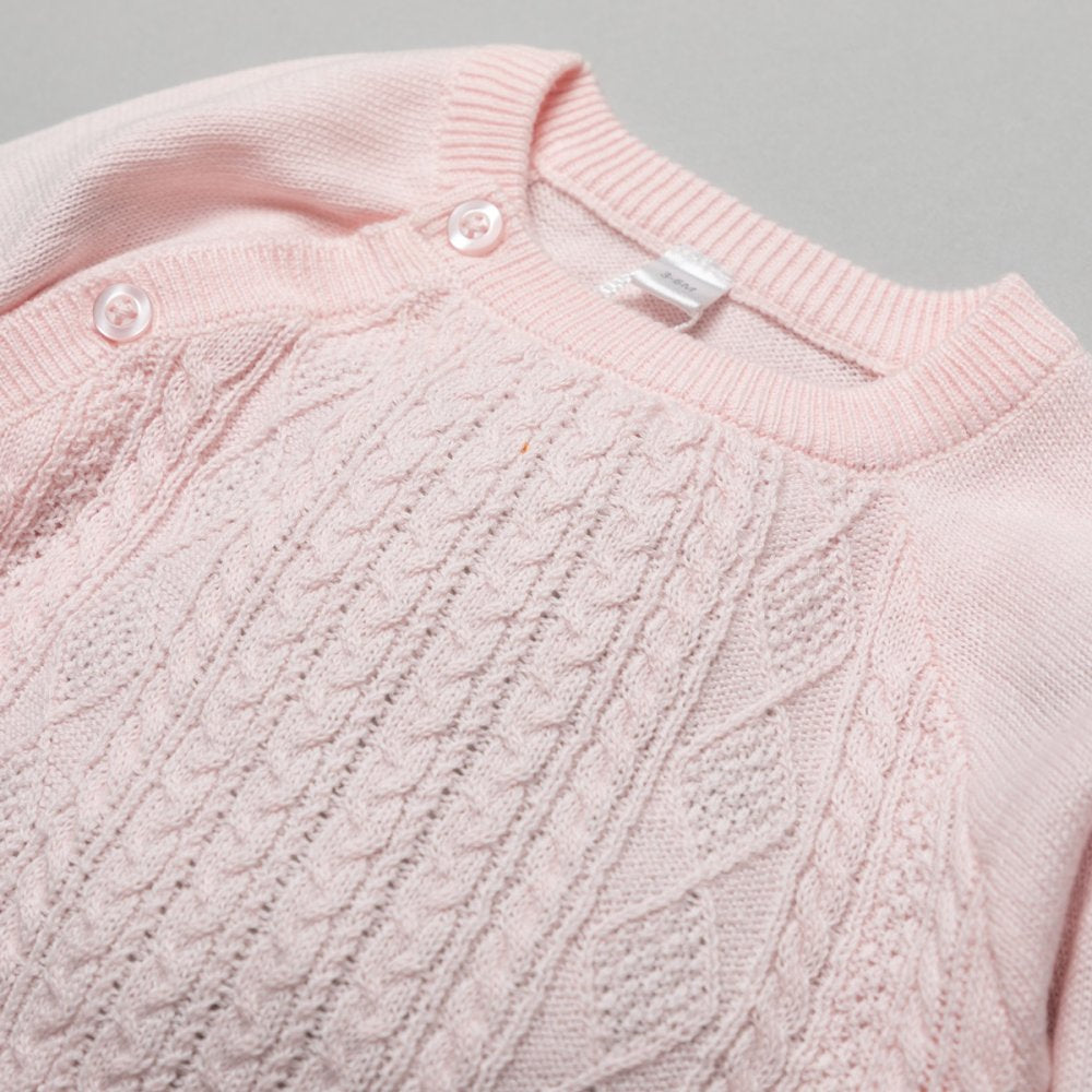 Baby Girls 3 Piece Knitted Outfit