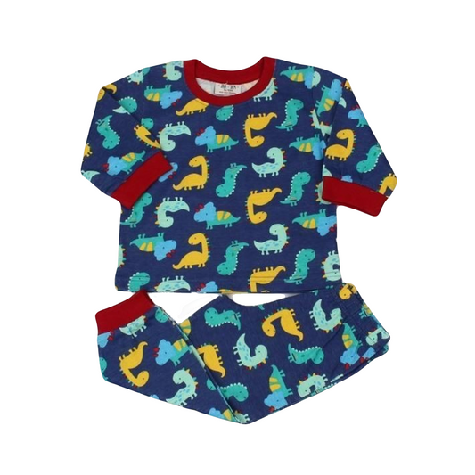 Baby Boys All Over Dinosaur Print Pyjamas