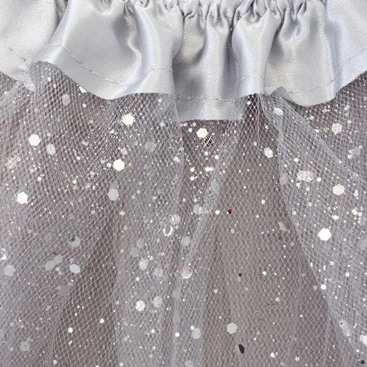 Silver Glitter Tutu
