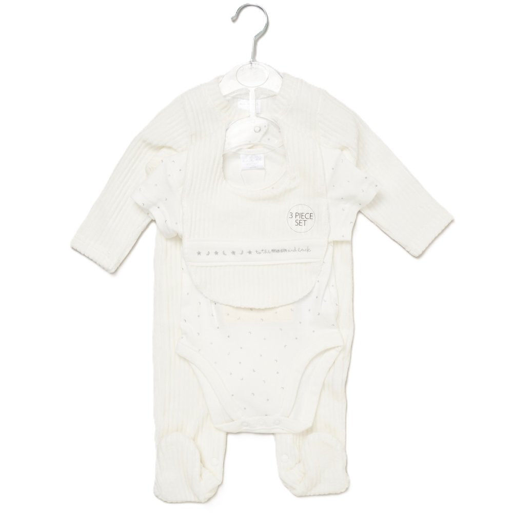 Baby Jumbo Velour 3 Piece Gift Set
